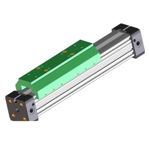 Cilindro sin varilla - PLS series - MEDAN - neumático / de aluminio / de guiado