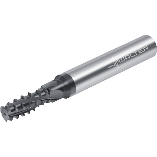 Fresa carburo sólido - TC620 series - Walter Tools - de roscar / con recubrimiento / para acero inoxidable