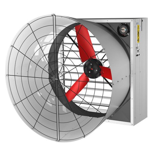Ventilador axial - Multifan 140 - Vostermans Ventilation - de evacuación / de circulación de aire / de acero galvanizado