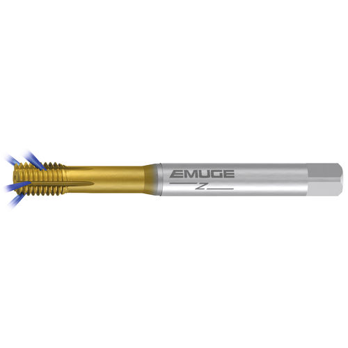 Macho de roscar monobloque - InnoForm 1-Z-SN-IKZN-PM-TIN-80   - EMUGE-FRANKEN - HSS-E / para acero / para hierro fundido