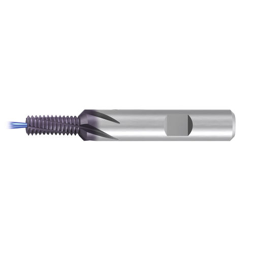 Fresa carburo sólido - GSF-Z-2xD-R15-IKZ-HB-TiCN - EMUGE-FRANKEN - de roscar / con recubrimiento / para acero