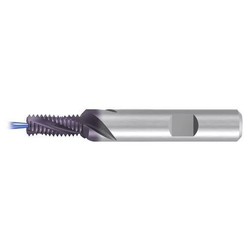 Fresa carburo sólido - GSF-2xD-R30-IKZ-HB-TiCN - EMUGE-FRANKEN - de roscar / con recubrimiento / para acero