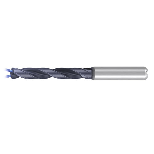 Broca monobloque - VHM-EF-Drill-STEEL-DIN 6537L-HA-IK-4FF-TIALN-T14 - EMUGE-FRANKEN - de metales no ferrosos / para acero / para hierro fundido
