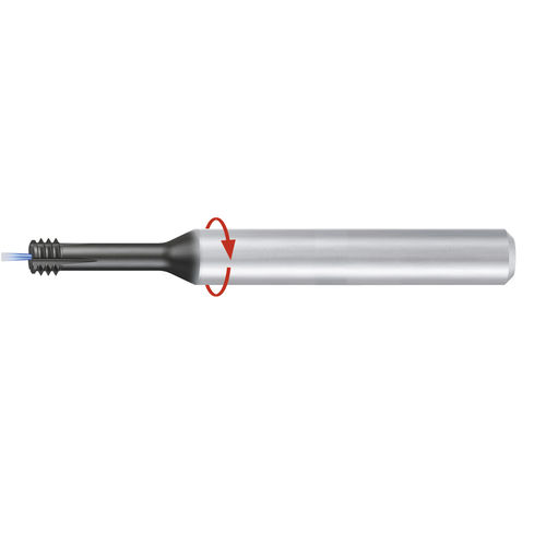 Fresa circular - ZGF-HCUT-2xD-HA-LH-Rot-TiAlN-T46 - EMUGE-FRANKEN - carburo sólido / de roscar / con revestimiento de TiAlN