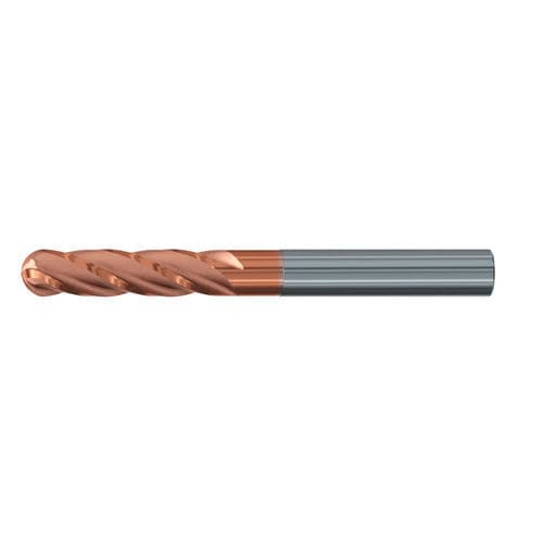 Fresa frontal hemisférica - 2504A - EMUGE-FRANKEN - de acabado / carburo sólido / de desbaste