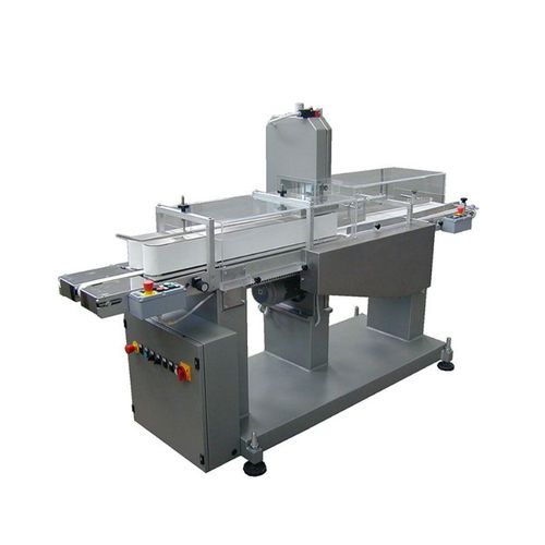 Cortadora de pan industrial automática - Mod. 110V-DP - Gasparin S.r.l. Brevetti - con hoja de cinta continua / vertical