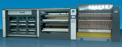Cortadora rebobinadora automática - 600 - 2 200 mm, max. ø 240 mm | RS 240 - Ghezzi & Annoni - para cinta adhesiva