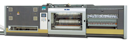 Cortadora rebobinadora automática - 1 000 - 2 100 mm, max. ø 300 mm | FA 300 - Ghezzi & Annoni - para papel / para films de plástico / para cinta adhesiva