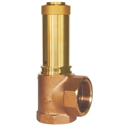 Válvula de seguridad para aire - 06380 - HEROSE - para gas / de bronce / de FPM