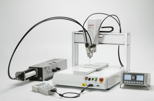 Sistema de dosificación de cola - Benchtop Robot Systems - Henkel LOCTITE - de líquidos / para productos químicos / con bomba volumétrica