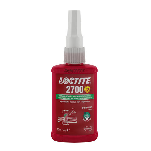 Fijador de roscas permanente - LOCTITE 2700 - Henkel LOCTITE - de alta resistencia / verde