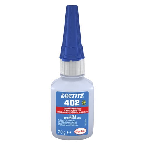 Cola instantánea - LOCTITE 402 - Henkel LOCTITE - cianoacrilato / para metal / para plástico