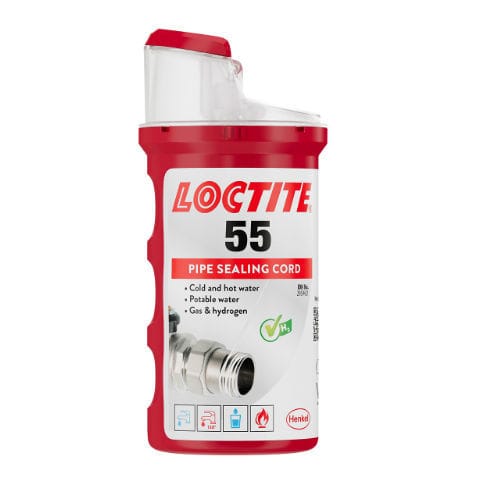Masilla de cordón - LOCTITE 55  - Henkel LOCTITE - de poliamida / para roscado de tubos / para conexión roscada