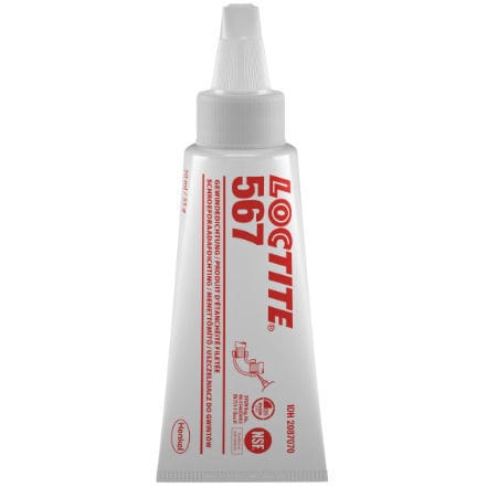 Masilla de metacrilato - LOCTITE 567 - Henkel LOCTITE - para roscado de tubos / de estanqueidad