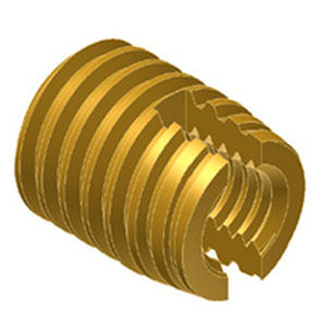 Inserto roscado - SCREW-SERT® - PSM International - de latón / redondo / para termoplásticos