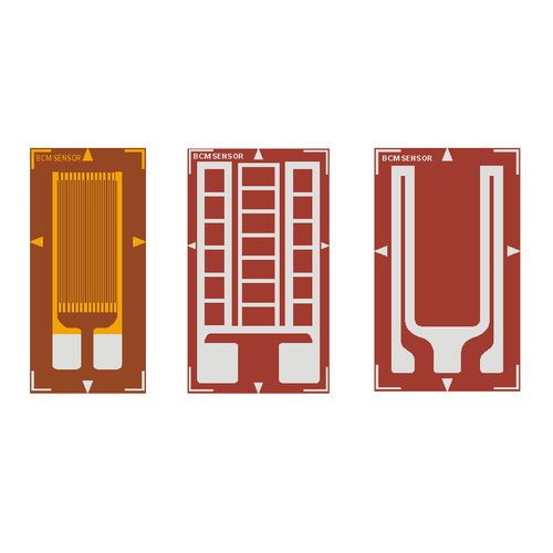 Galga extensiométrica resistiva - BCM SENSOR TECHNOLOGIES bv - de sección rectangular / con resistencias de compensación