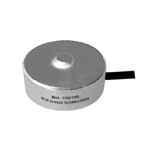 Celda de carga de compresión - 1190  - BCM SENSOR TECHNOLOGIES bv - de tipo botón / de galga extensométrica / compacta