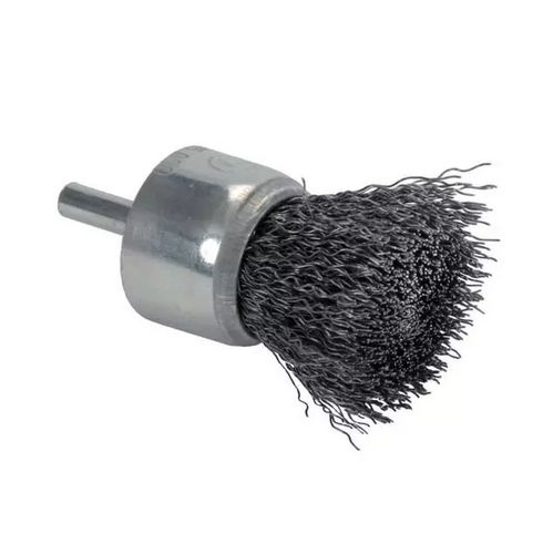 Cepillo de copa - 66254404872 - Norton Abrasives - de limpieza / de hilo metálico / con eje