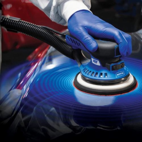 Lijadora excéntrica - DAS-e - Norton Abrasives - orbital / de mano / eléctrica