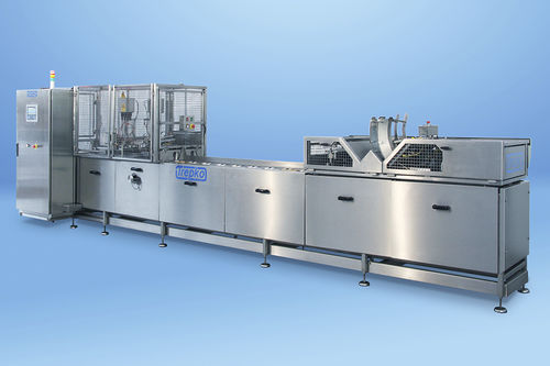 Llenadora-operculadora automática - 400 Series - Trepko A/S - de vasos / para envases preformados / de líquidos
