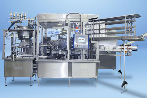 Llenadora-operculadora de vasos - 200 Series - Trepko A/S - automática / de líquidos / de productos pastosos