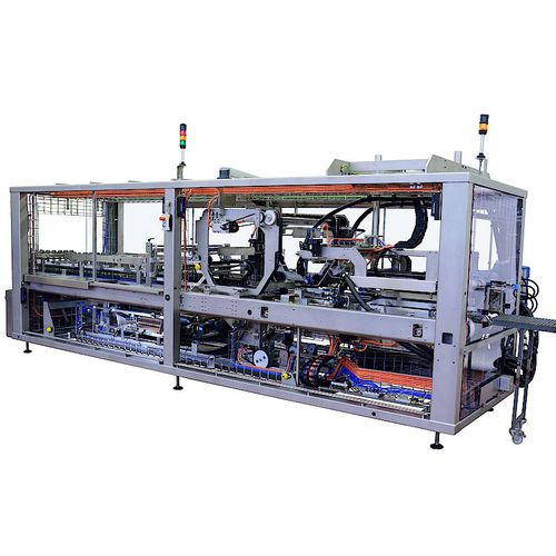 Encajadora-empacadora de bandejas de alta velocidad - CM/HTW - meurer Verpackungssysteme GmbH - wraparound / continua / servoaccionada