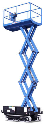 Plataforma elevadora de tijera móvil - RX05B - Aichi Corporation - eléctrica