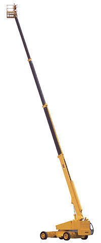 Cesta articulada móvil - SP300 - Aichi Corporation - diésel / para uso exterior