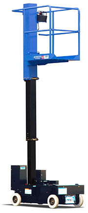 Cesta telescópica autopropulsada - SV04B - Aichi Corporation - con motor diésel / para almacén