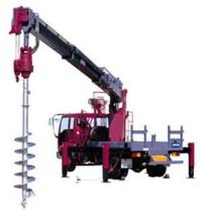 Perforadora multifunción - D70A - Aichi Corporation - montada en camión / rotativa / hidráulica
