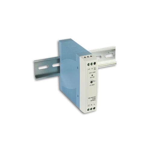 Alimentación eléctrica en riel DIN - MDR-20 series - Lantech Communications Europe GmbH - AC/DC / con protección contra sobrecargas / con protección contra cortocircuitos
