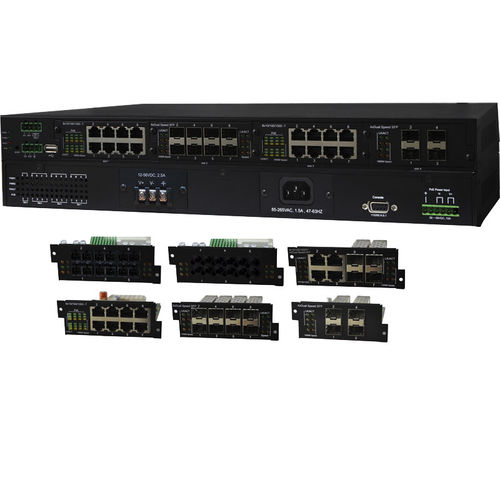 Conmutador Ethernet administrable - I(P)GS-5400-2P-PT series - Lantech Communications Europe GmbH - 28 puertos / gigabit / montado en rack