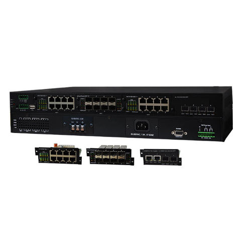 Conmutador Ethernet administrable - IPGS-6300-2P series - Lantech Communications Europe GmbH - 24 puertos / gigabit / de nivel 2