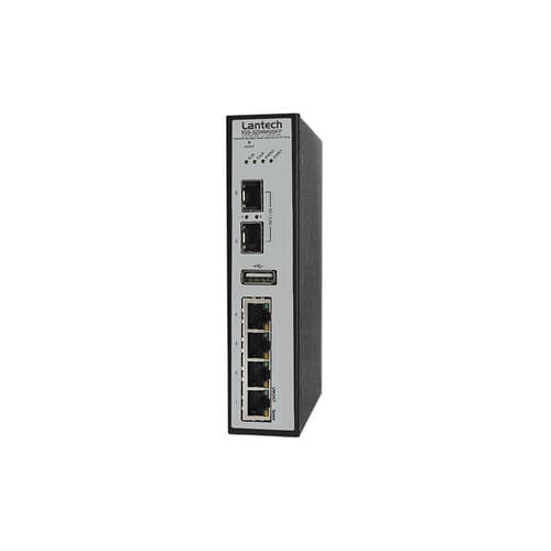 Conmutador Ethernet administrable - IGS-3204MGSFP series - Lantech Communications Europe GmbH - 6 puertos / gigabit / en riel DIN