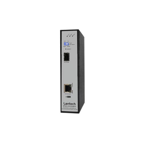 Conmutador convertidor inteligente - IPGC-0101DSFP series - Lantech Communications Europe GmbH - 2 puertos / Ethernet / en riel DIN