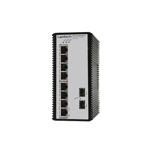 Conmutador Ethernet no administrable - IGS-0208GSFP series - Lantech Communications Europe GmbH - 10 puertos / gigabit / con enlace inalámbrico
