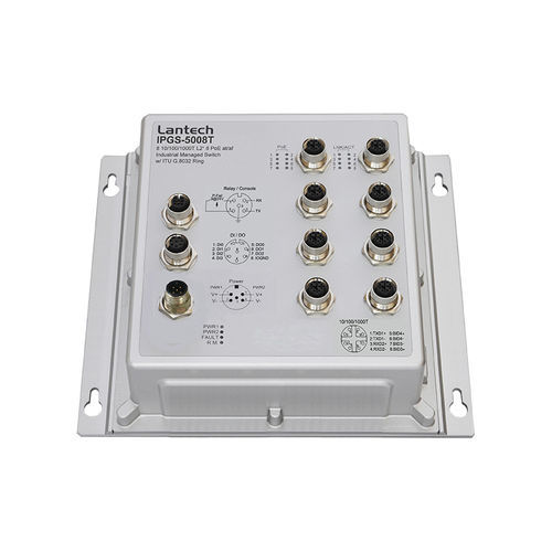 Conmutador Ethernet administrable - I(P)GS-5008T series - Lantech Communications Europe GmbH - 8 puertos / PoE / EN50155