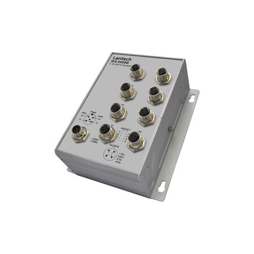 Conmutador Ethernet no administrable - IES-0008B series - Lantech Communications Europe GmbH - 8 puertos / de pared / redundante