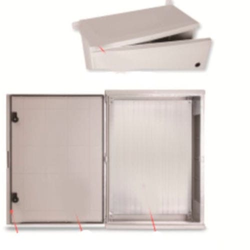 Caja para instalación en pared - OP1002 - ORTAC - rectangular / de ABS / de policarbonato