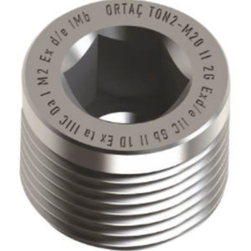 Tapón hexagonal - To Series - ORTAC - macho / roscado / de latón niquelado