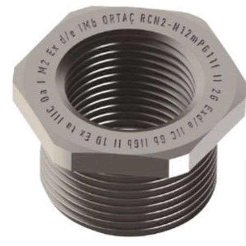 Reductor de rosca de latón - RC series - ORTAC - de acero inoxidable / antideflagrante