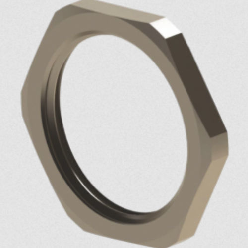 Contratuerca hexagonal - ONBL series - ORTAC - de latón niquelado / roscada / para prensaestopas