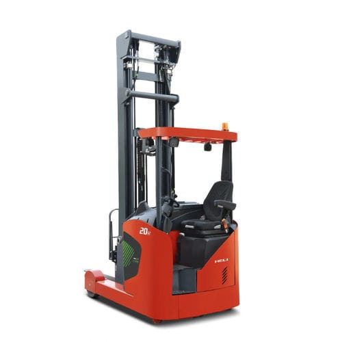 Carretilla retráctil eléctrica - G2  - Anhui HeLi Co.,Ltd. - con operador sentado / para pasillos estrechos / de carga