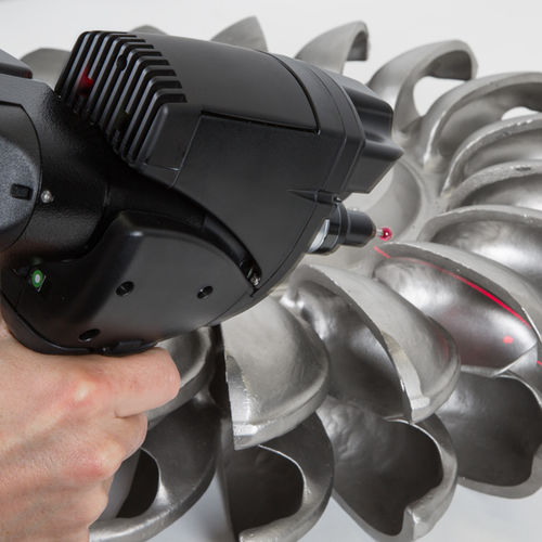 Brazo de medición 3D portátil - HEXAGON MANUFACTURING INTELLIGENCE - con escaner laser integrado