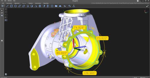 Software de filmación de inspección - Inspire - HEXAGON MANUFACTURING INTELLIGENCE - de análisis / de mallado / de metrología