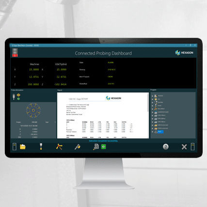 Software de medición - m&h NC Gage - HEXAGON MANUFACTURING INTELLIGENCE - embarcado / de proceso / Windows