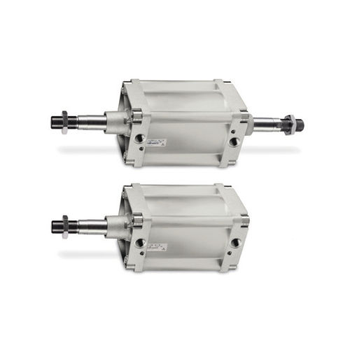 Cilindro neumático - 41 series - CAMOZZI AUTOMATION - de pistón magnético / de tirantes / de doble efecto