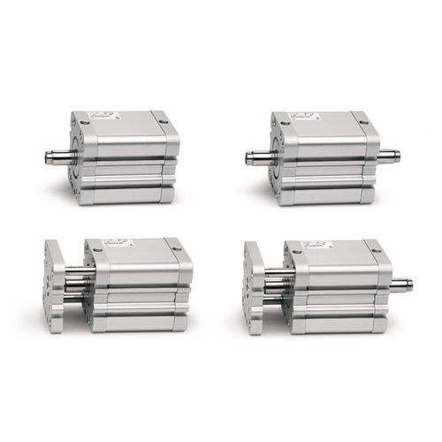 Cilindro compacto - 32 series - CAMOZZI AUTOMATION - neumático / de pistón magnético / de doble efecto