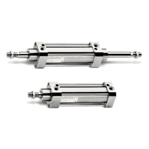 Cilindro neumático - 90 series - CAMOZZI AUTOMATION - de pistón magnético / de tirantes / con varilla de paso