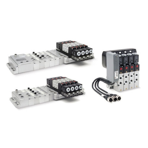 Islote de distribución enchufable - 3 series - CAMOZZI AUTOMATION - de cajón / con control eléctrico / accionado neumáticamente